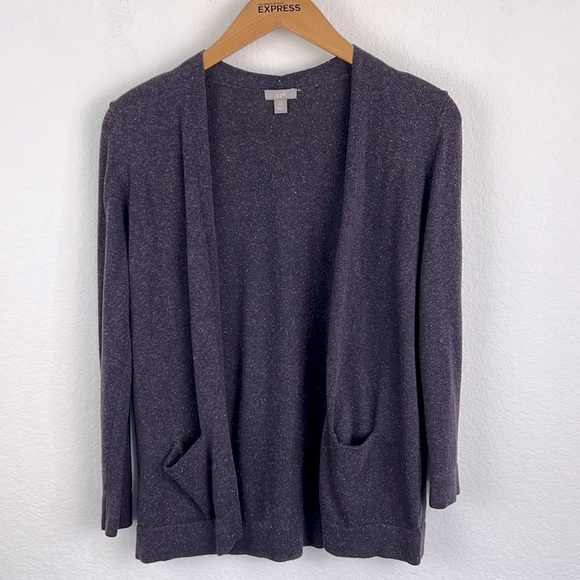 J. Jill Sweaters - J Jill Womens Cardigan Purple Womens XS Petite